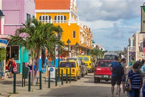 Winkelstraat op Bonaire