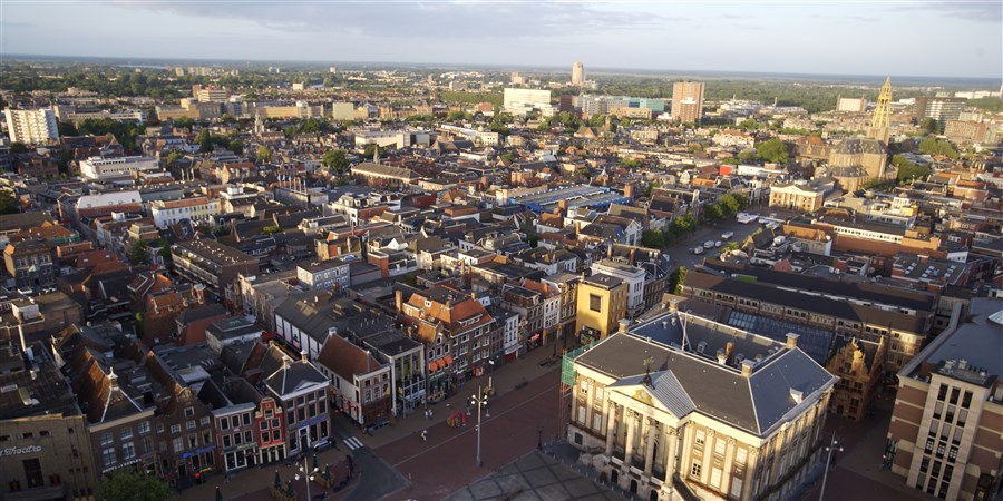 Luchtfoto Groningen centrum